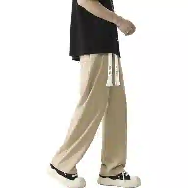 独驰 垂坠感宽松直筒舒适潮流百搭休闲裤 男女同款