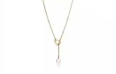 Tiffany & Co. Heart Pearl Necklace