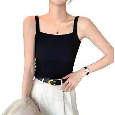 善己 纯色休闲百搭简约舒适修身吊带 女款