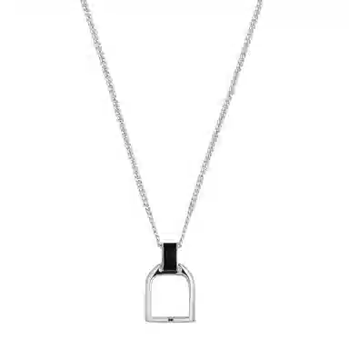Gucci Stirrup 925 Silver Necklace