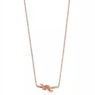 Tiffany & Co. Knot Pendant 18K Rose Gold