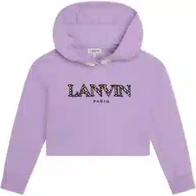 Lanvin Hoodie Purple Kids
