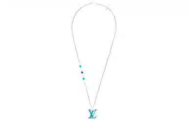 Louis Vuitton x Yayoi Kusama Pumpkin Necklace Blue