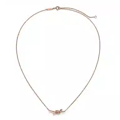 Tiffany & Co. Knot Pendant 18K Rose Gold