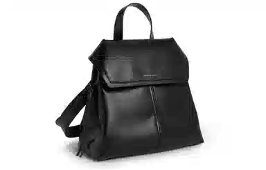 CHARLES&KEITH Knot PU Backpack Medium Coffee Black