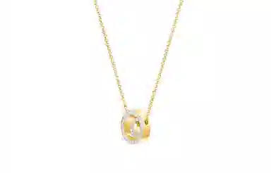 Swarovski Hollow Necklace Gold