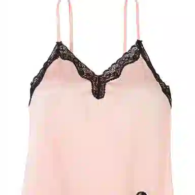 Victoria's Secret Tease Satin Lace-Trim Mini Slip V