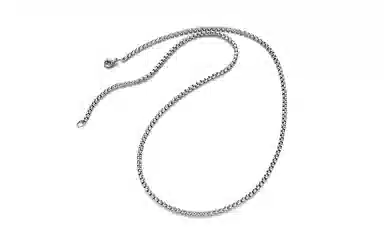 IDEAGEMER Half Moon Box Necklace