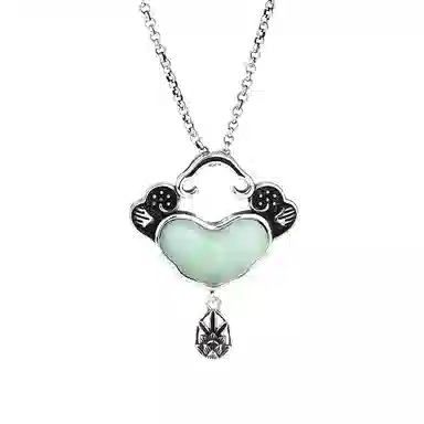 彤彤兔 平安锁 国古风 铜 项链 女款