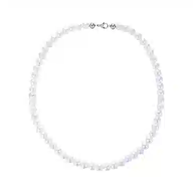 千叶珠宝 合金拼接简约创意气质圆珠链条叠戴项饰 仿珍珠 项链 女款