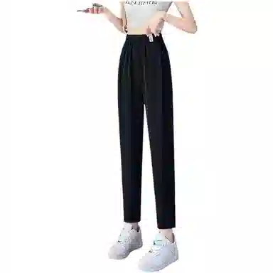 棉购 哈伦裤简约舒适通勤纯色西装裤 女款