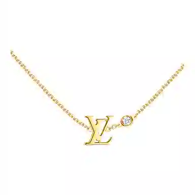LOUIS VUITTON LV logo 18k