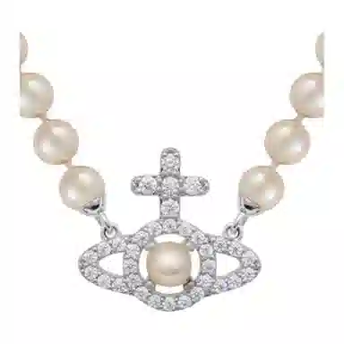 Vivienne Westwood Olymplia Pearl Necklace