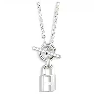 Hermes Amulettes Cadenas Pendent Necklace