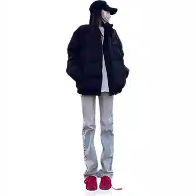 NOWSTIME Straight Jeans Gradient Grey