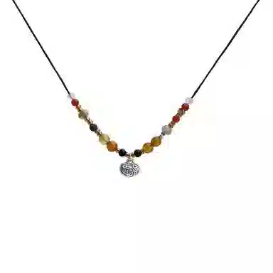 希遇 新中式平安锁串珠 小众 高级感 项链 女款