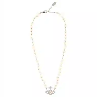 Vivienne Westwood Olymplia Pearl Necklace
