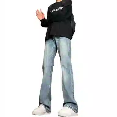 MRDONG Vintage Stretch Denim Pants