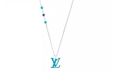 Louis Vuitton x Yayoi Kusama Pumpkin Necklace Blue