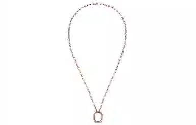 Tiffany & Co. Lock Rosé Necklace