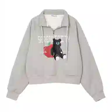 法文箱子 舒适休闲简约卫衣 女款