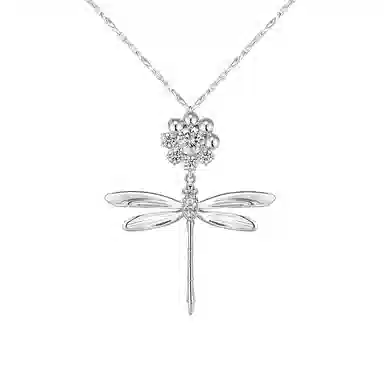 YVMIN Dragonfly Flower Necklace