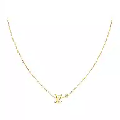 LOUIS VUITTON LV logo 18k