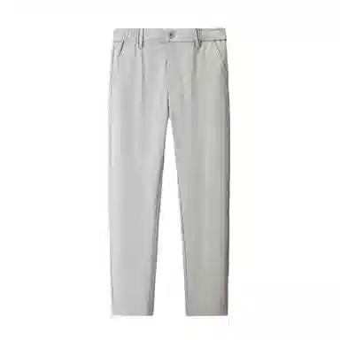 老爷车 透气夏季宽松纯色中高腰长裤休闲裤 男款