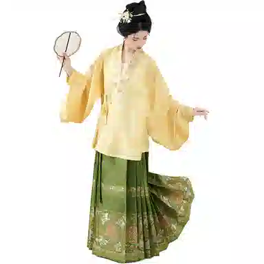 织造司 色彩清新元气活泼少女色彩丰富秀雅别致团圆美满汉服 女