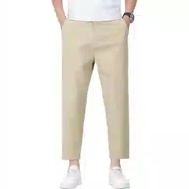 炳盛 夏季薄款弹力直筒宽松凉感休闲裤 男女同款