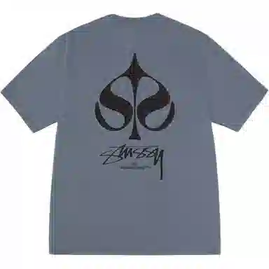 Stussy SS25 SPADE TEE PIGMENT DYED logoT