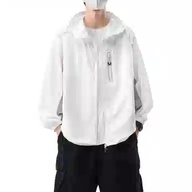 帝狼牛 宽松潮牌山系轻薄户外连帽长袖透气防紫外线防晒服 男女同款