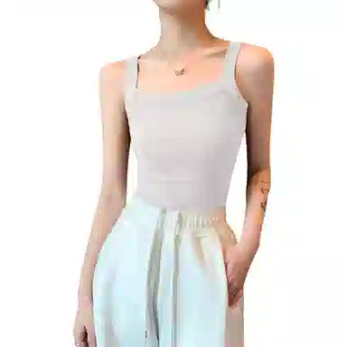 善己 纯色休闲百搭简约舒适修身吊带 女款