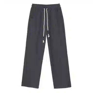 法文箱子 宽松中腰简约休闲裤 女款