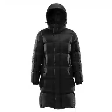 羽物 超厚极寒白鹅绒中长款羽绒服 女款