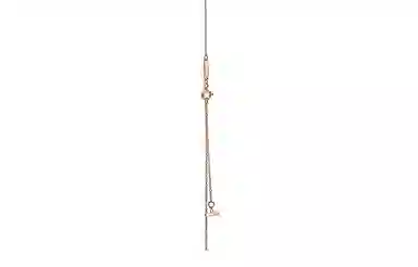 Tiffany & Co. T Smile Necklace Rose Gold