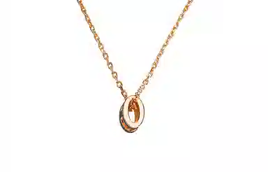 Hermes Pop H Necklace Rose Gold