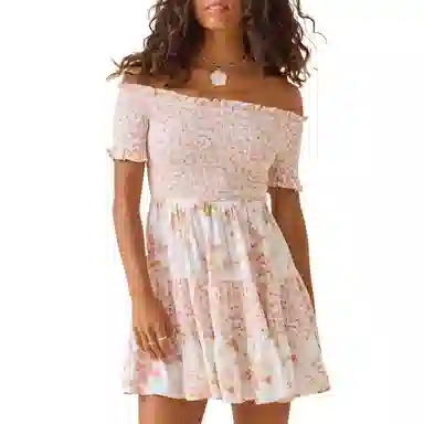 ALTAR'D STATE Clayton Floral Mini Dress