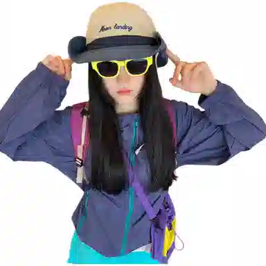 徐百货 美式多巴胺配色冰丝上衣夏季薄款高街冰感外套山系户外骑行夹克百搭高级感长袖防晒服 男女同款