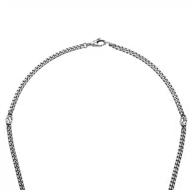 Gucci Double G Necklace Silver