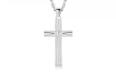 IDEAGEMER Cross Necklace