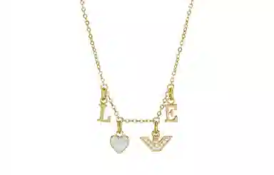 Armani Love Pendant Necklace