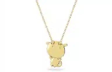 Swarovski Zodiac Tiger Necklace Gold