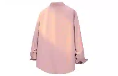 王者荣耀 烫钻高街美式纯色翻领基础款宽松舒适青少年高颜值休闲百搭时尚长袖衬衫 梦奇款 男女同款