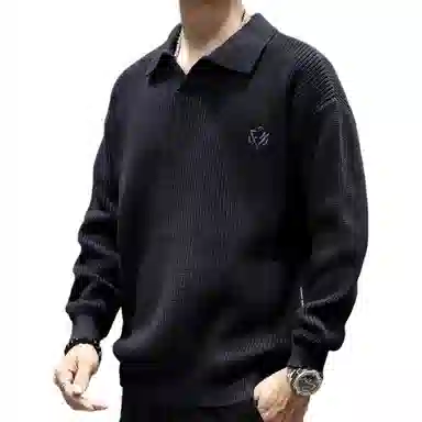 贵色 美式复古舒适休闲百搭长袖毛衣 男女同款