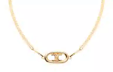 CELINE Maillon Triomphe Gold Necklace