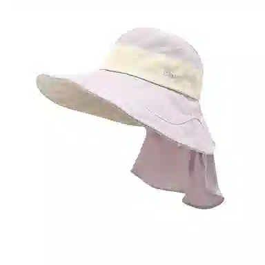 艾佳微 户外防晒太阳日常通勤游玩露营登山显脸小时尚百搭遮阳檐披肩透气轻便 聚酯纤维 渔夫帽 男女同款情侣款