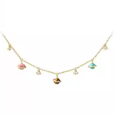Lola Rose Sun Series Planet Necklace