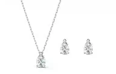 Swarovski Attract Pear Set
