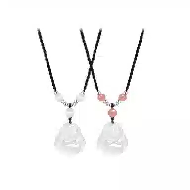 中国珠宝 喜笑弥勒佛 新中式本命年笑脸佛公国风好运平安顺遂诸事皆顺#好运 吉祥如意 玉髓 玉石项链 男女同款情侣款